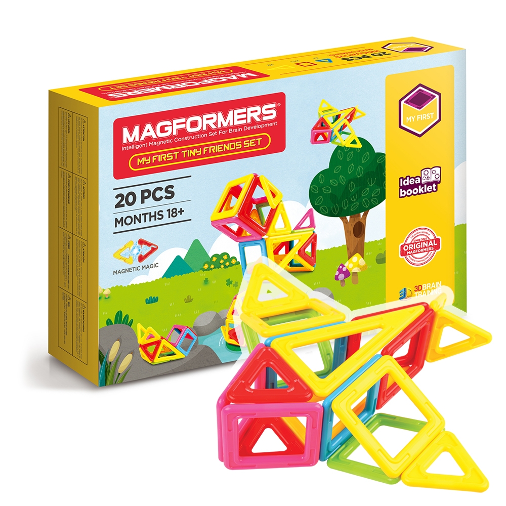 Магнитный конструктор Magformers Tiny Friends 20 деталей - фото 1