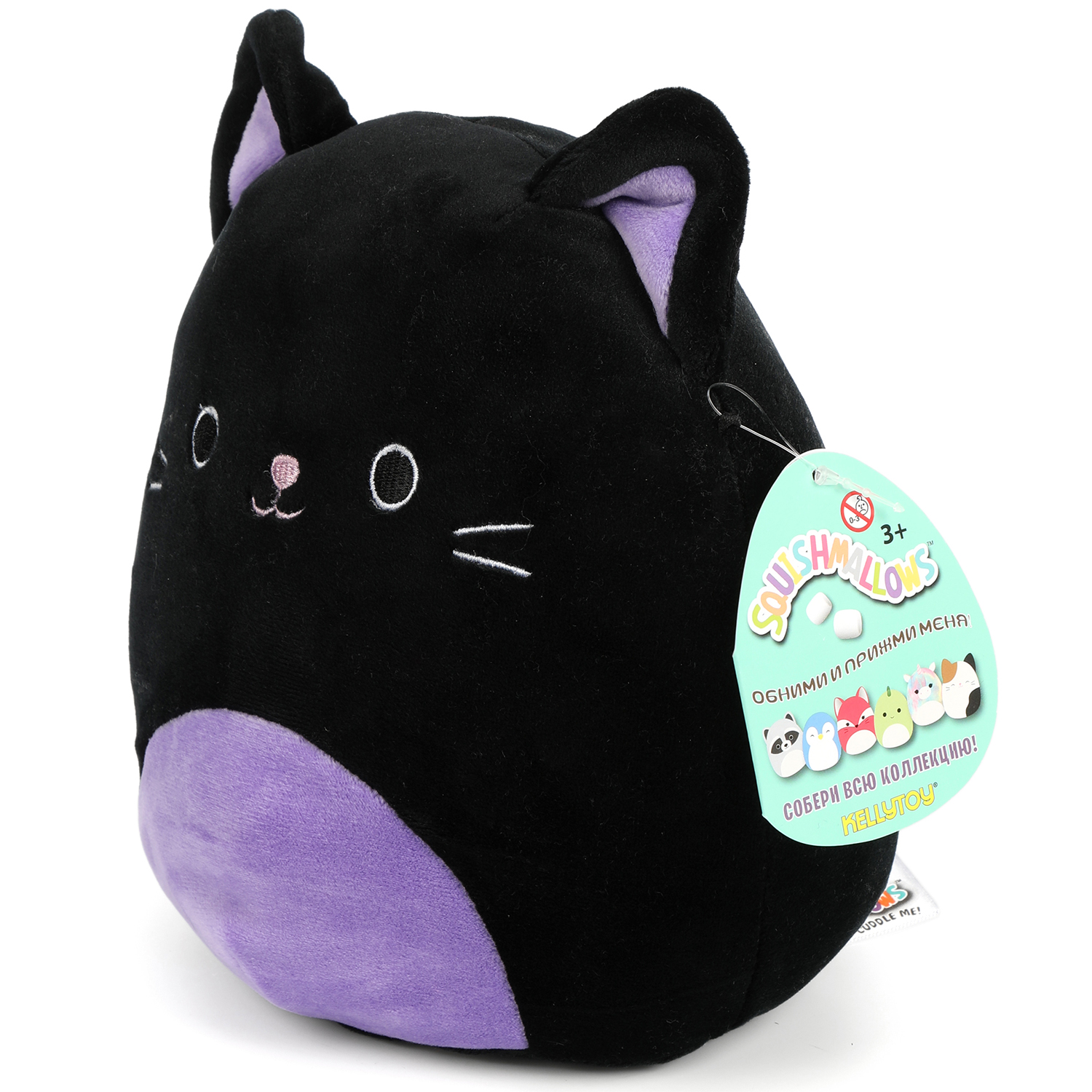 Игрушка мягкая Squishmallows сквиш антистресс Кот Пэйдж - фото 2