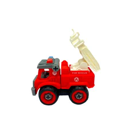 Детский конструктор SHARKTOYS скрутка пожарная машина