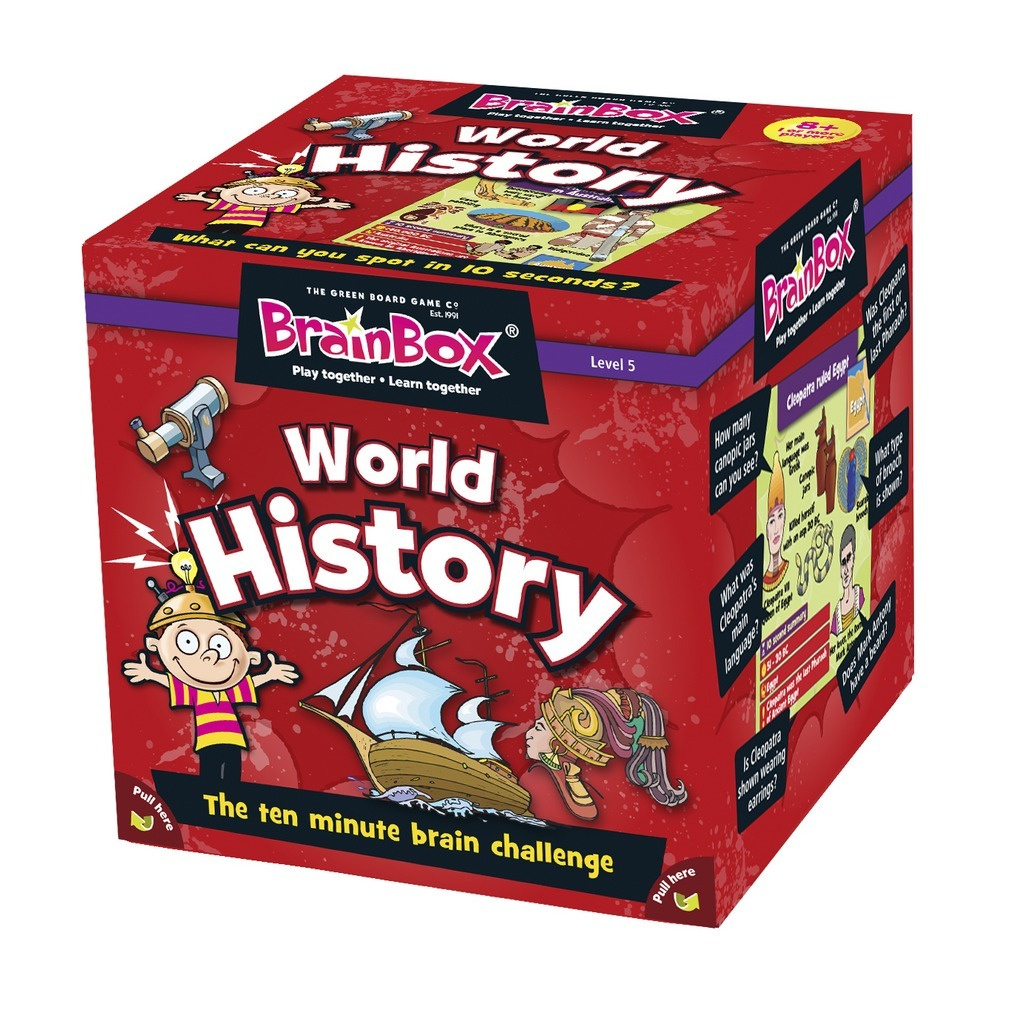 Настольная игра BrainBox Сундучок Знаний World History на английском языке - фото 1