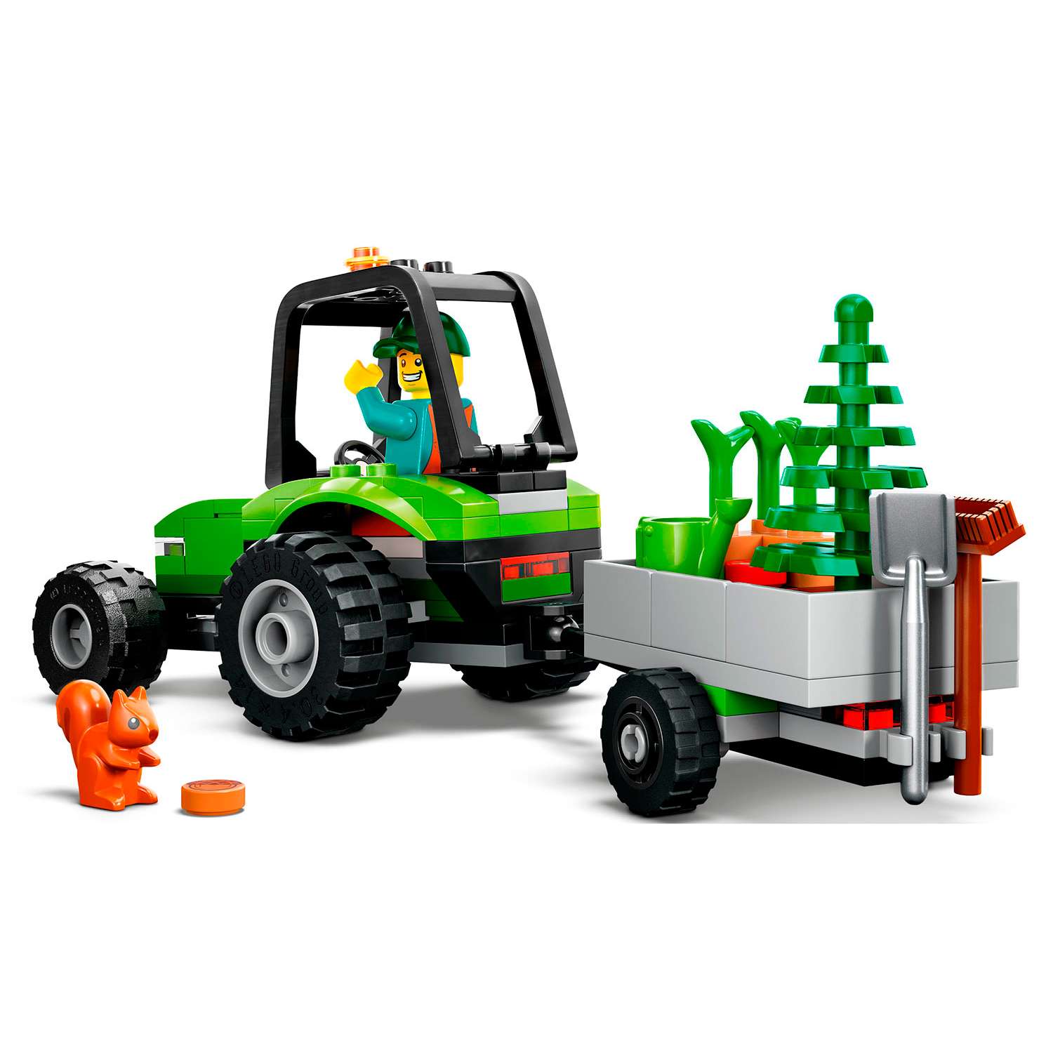 Конструктор детский LEGO City Трактор для работ в парке 60390 - фото 2