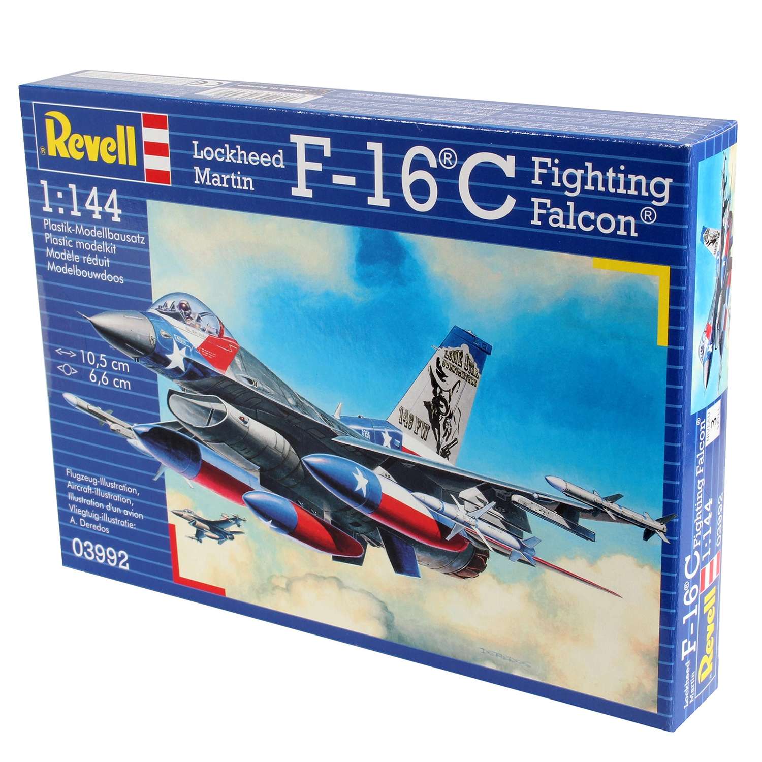 Сборная модель Revell Многоцелевой истребитель F-16C Fighting Falcon Боевой Сокол 03992 - фото 2