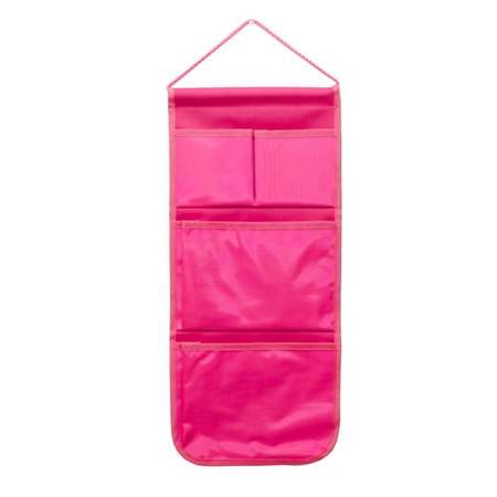 Органайзер LovelyTex  в шкафчик для детского сада 4 кармана розовый