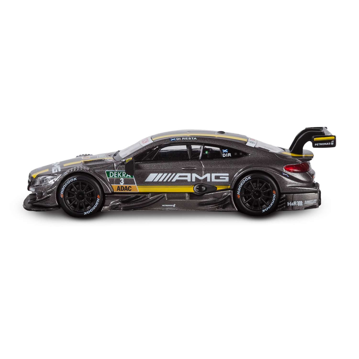 Машина Mobicaro Mercedes-AMG C63 DTM 1:43 черная 444999(B) - фото 2