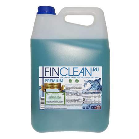 Эко-гель супер-концентрации FINCLEAN.RU Premium 5л - 125 стирок - универсальный