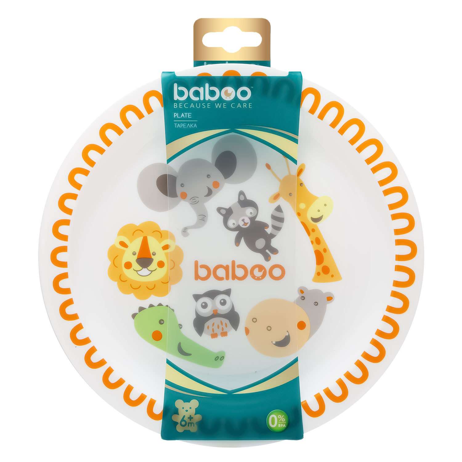 Тарелка BABOO Safari с 6меcяцев 9-020 - фото 2