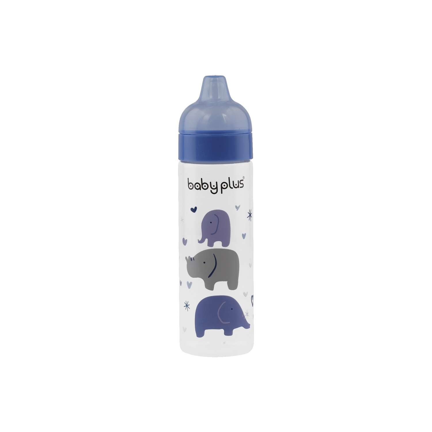 Бутылочка для кормления Baby Plus с соской BP5166-A 250 мл синяя - фото 1