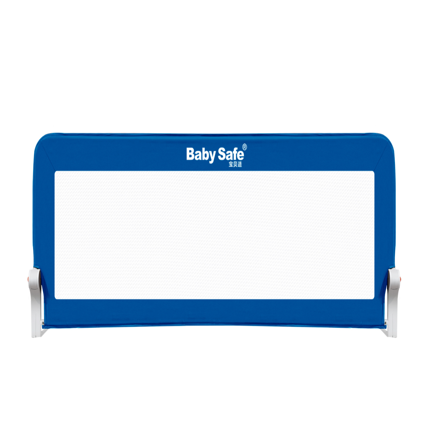 Барьер защитный для кровати Baby Safe 120х42 синий - фото 1