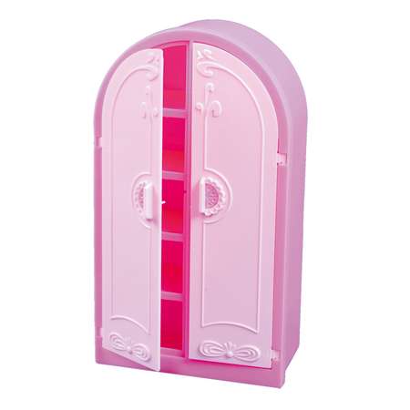 Шкаф для куклы ОГОНЁК Розовый С-1429