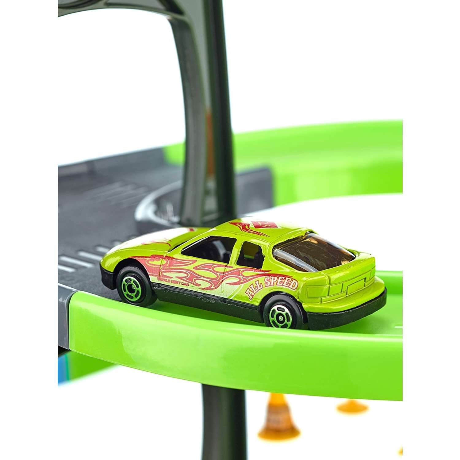 Игрушка Donty-Tonty Игровой набор Паркинг с машинками / Парковка для машинок / Трек P8688/синий - фото 3