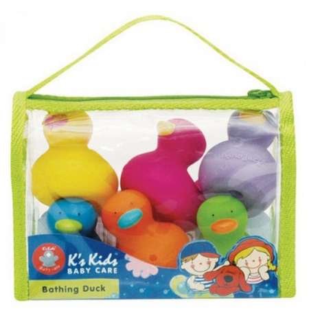 Игровой набор Ks Kids Утята для ванны 6 шт в упаковке