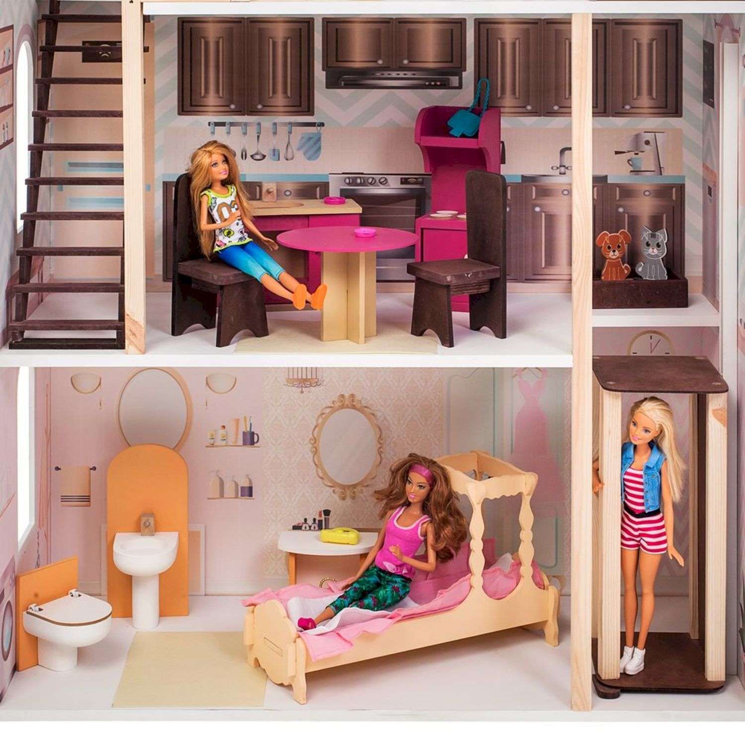 Кукольный домик Paremo Сан-Ремо с мебелью 20 предметов PD318-06 PD318-06 - фото 3