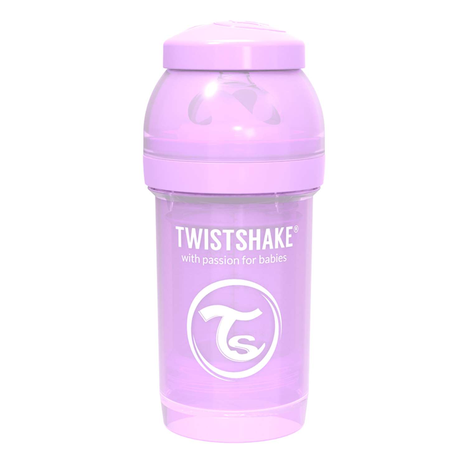 Бутылочка Twistshake Антиколиковая Пастельный фиолетовый 180 мл 0 мес+ - фото 2
