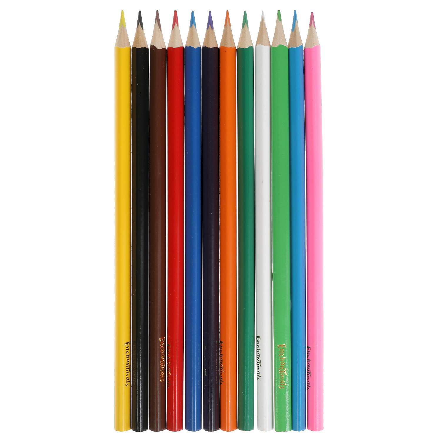 Цветные карандаши Умка Enchantimals 12 цветов трёхгранные 313757 - фото 2