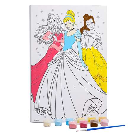 Картина по номерам Disney Милые принцессы Принцессы