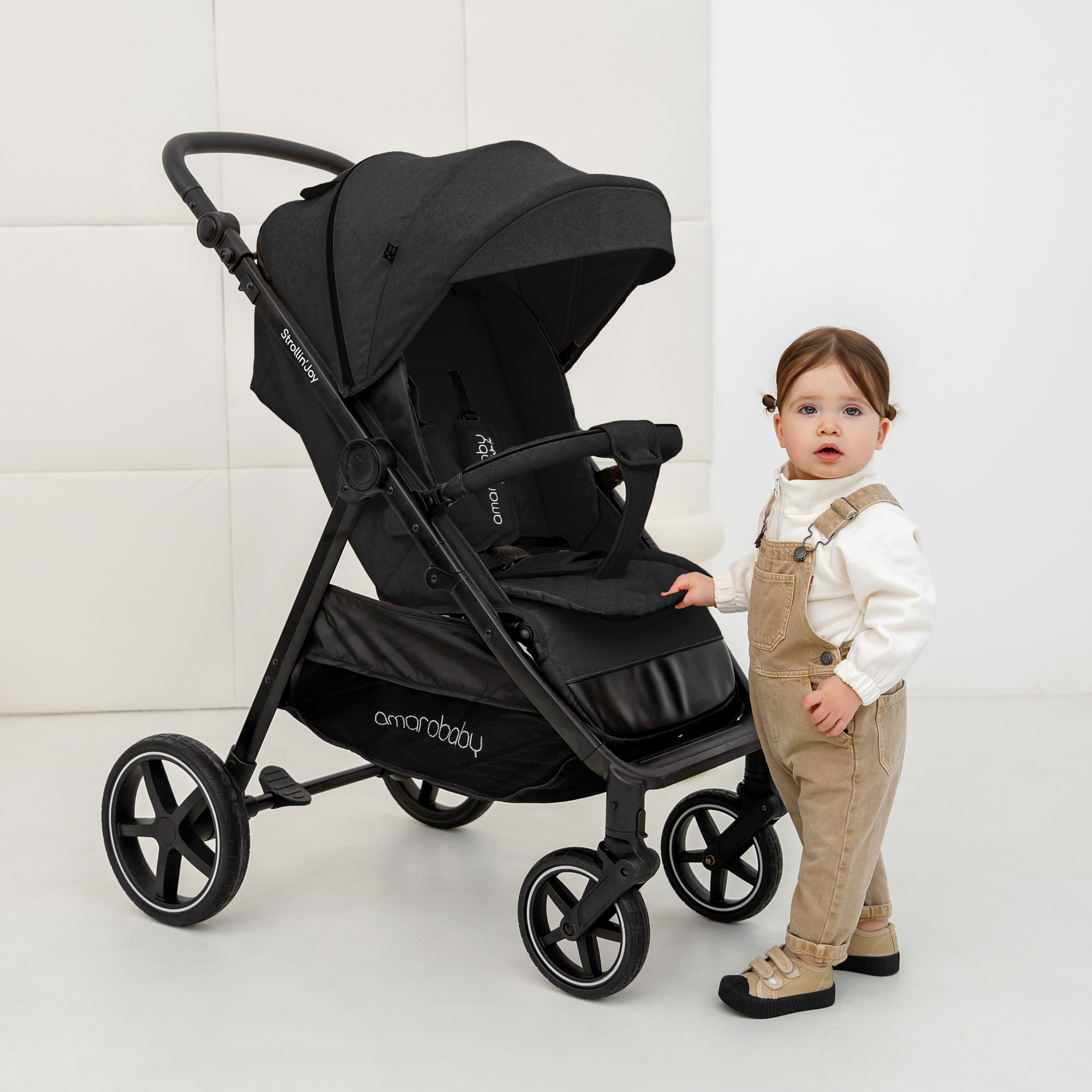 Коляска прогулочная Amarobaby StrollinJoy - фото 26