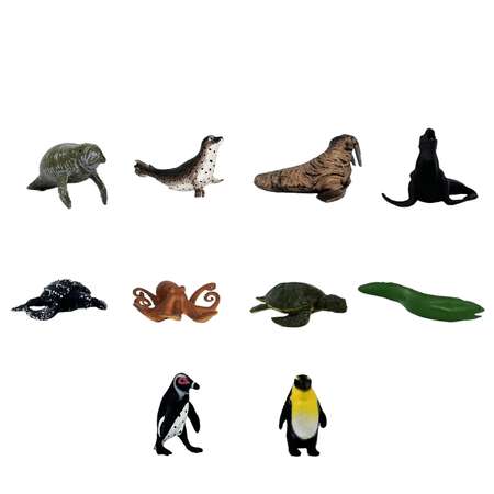Набор фигурок Детское Время Морские животные 10 видов