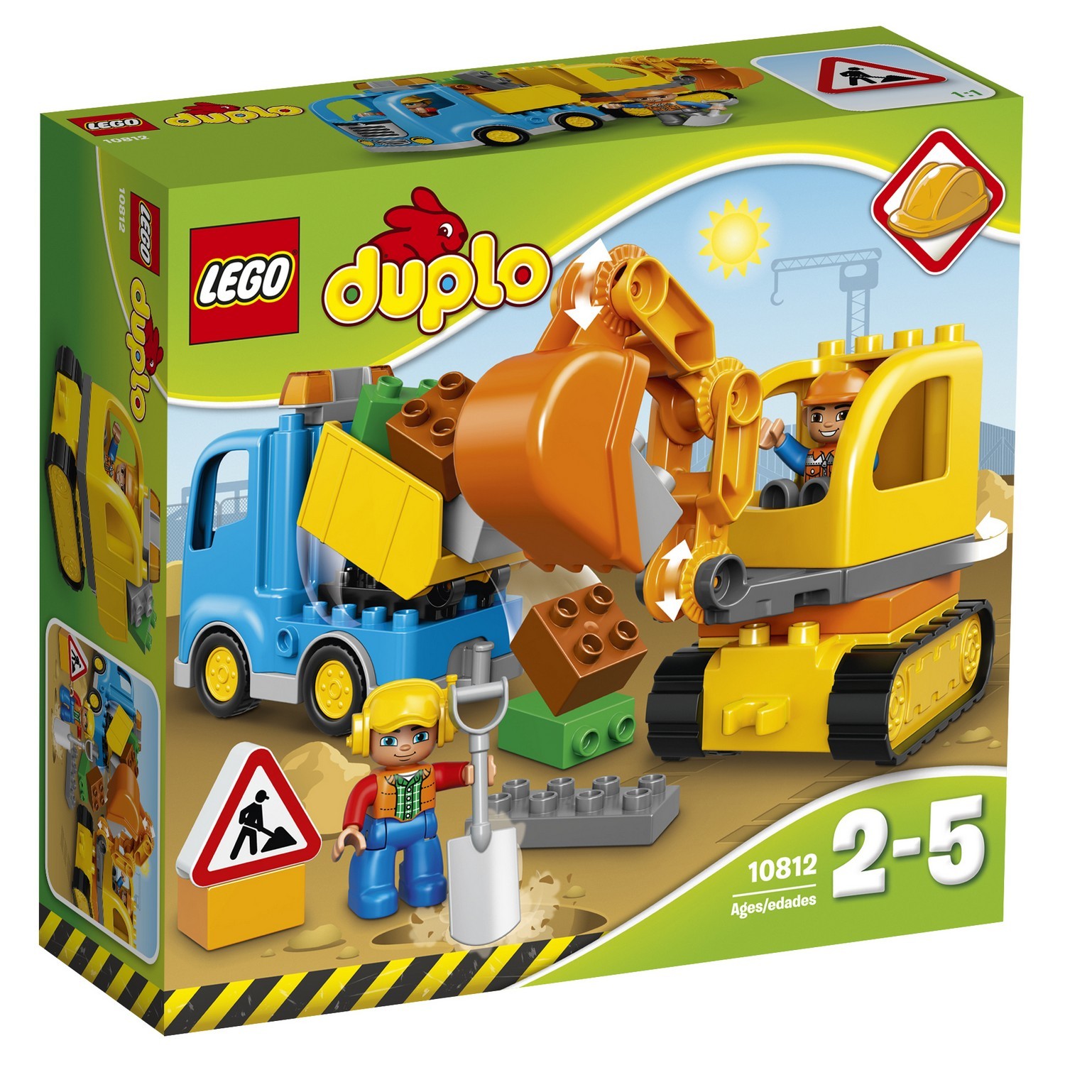 Конструктор LEGO DUPLO Town Грузовик и гусеничный экскаватор (10812) - фото 2