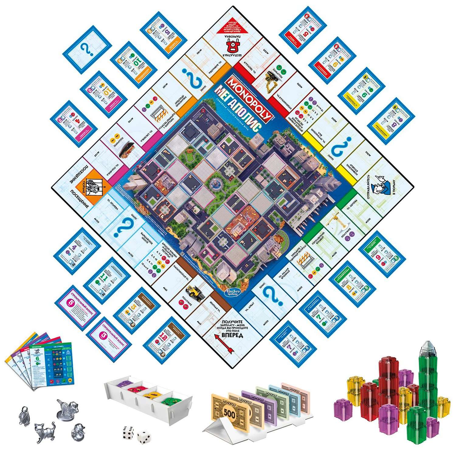 Настольная игра HASBRO (GAMES) Монополия Мегаполис - фото 3