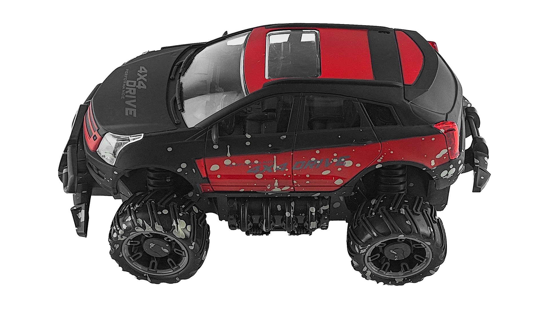 Радиоуправляемый джип Zhencheng MUD Off-Road 4X4 Red 2.4G купить по цене  1750 ₽ в интернет-магазине Детский мир