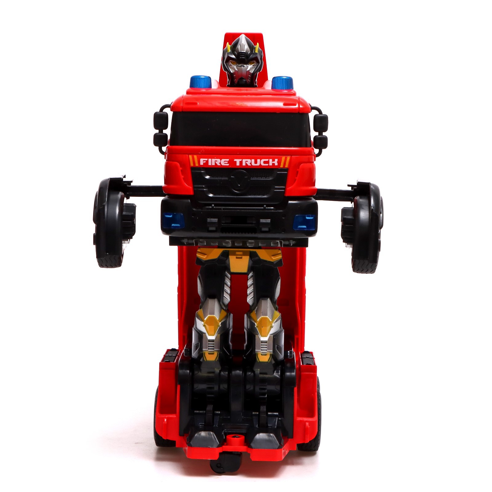 Робот Автоград радиоуправляемый «Пожарная машина» трансформируется световые и звуковые эффекты - фото 6