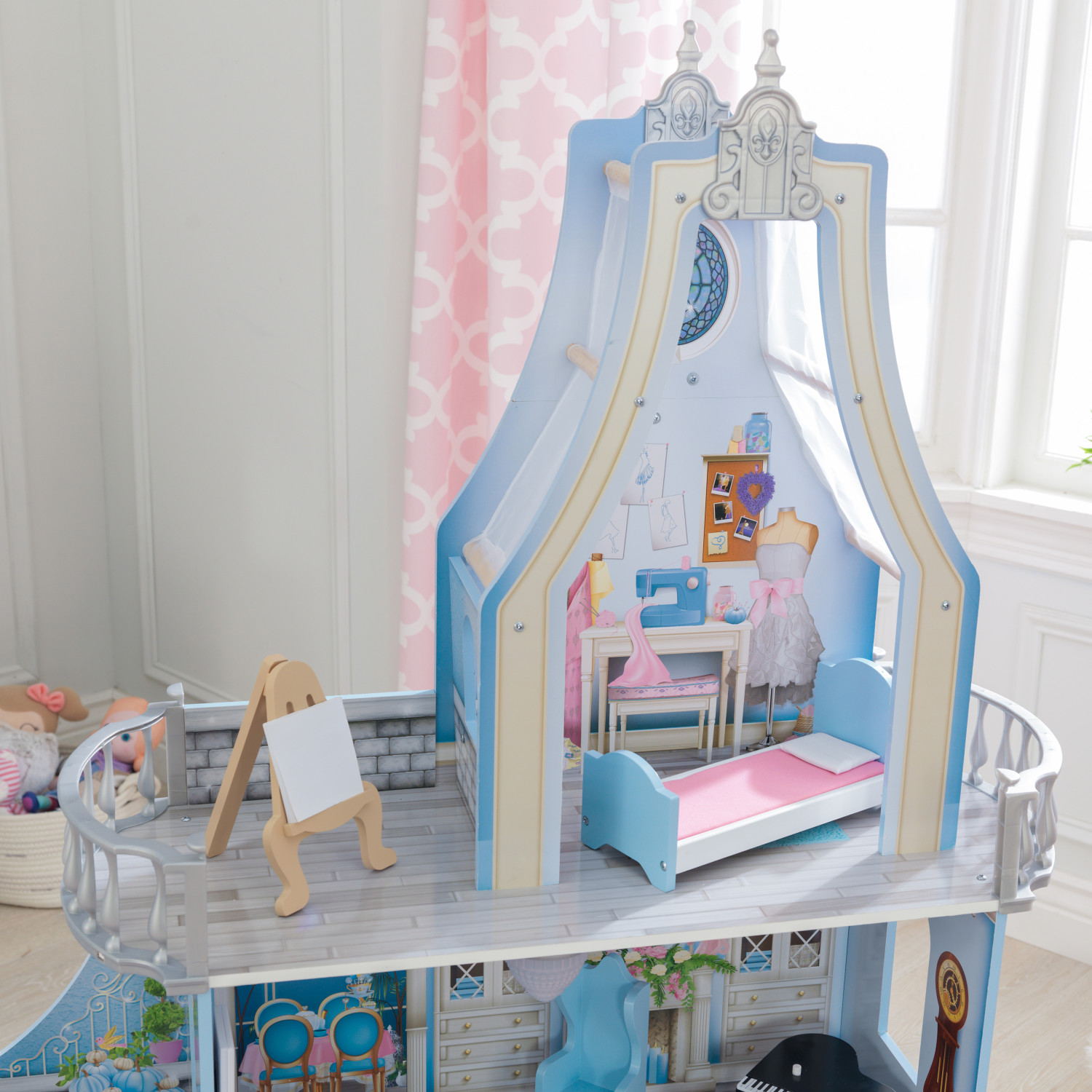 Кукольный домик  KidKraft Волшебные мечты с мебелью 16 предметов свет звук 65981_KE 65981_KE - фото 2