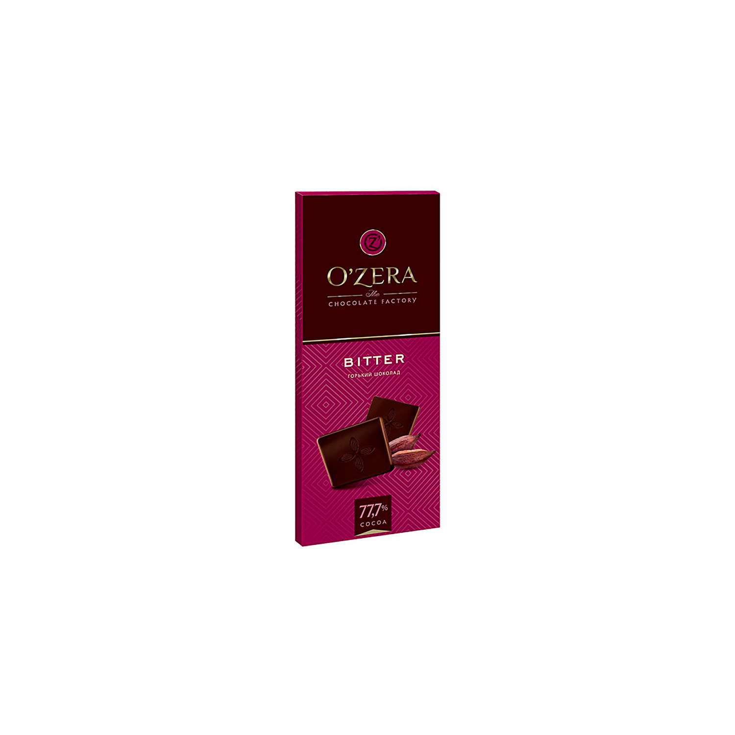 Шоколад OZera горький Bitter 90 г 4 шт - фото 1