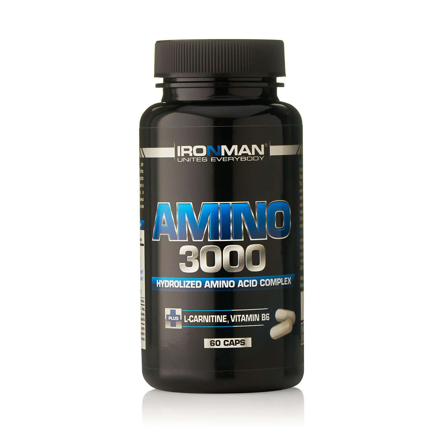 Белковый продукт IronMan Amino 3000 60 капсул - фото 1