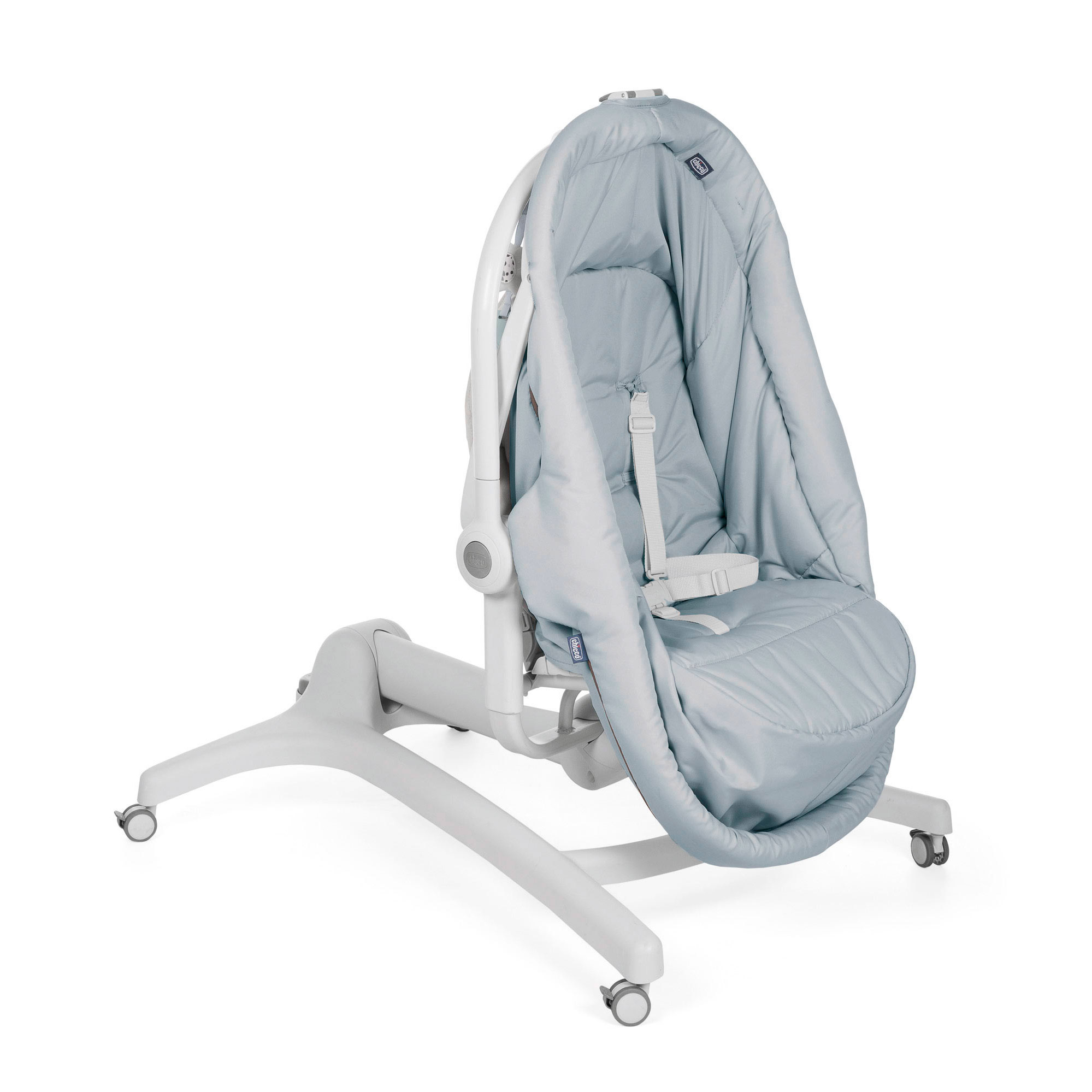 Детская кроватка Chicco Baby Hug 4in1 Grey Re_Lux овальная, (серый) - фото 14