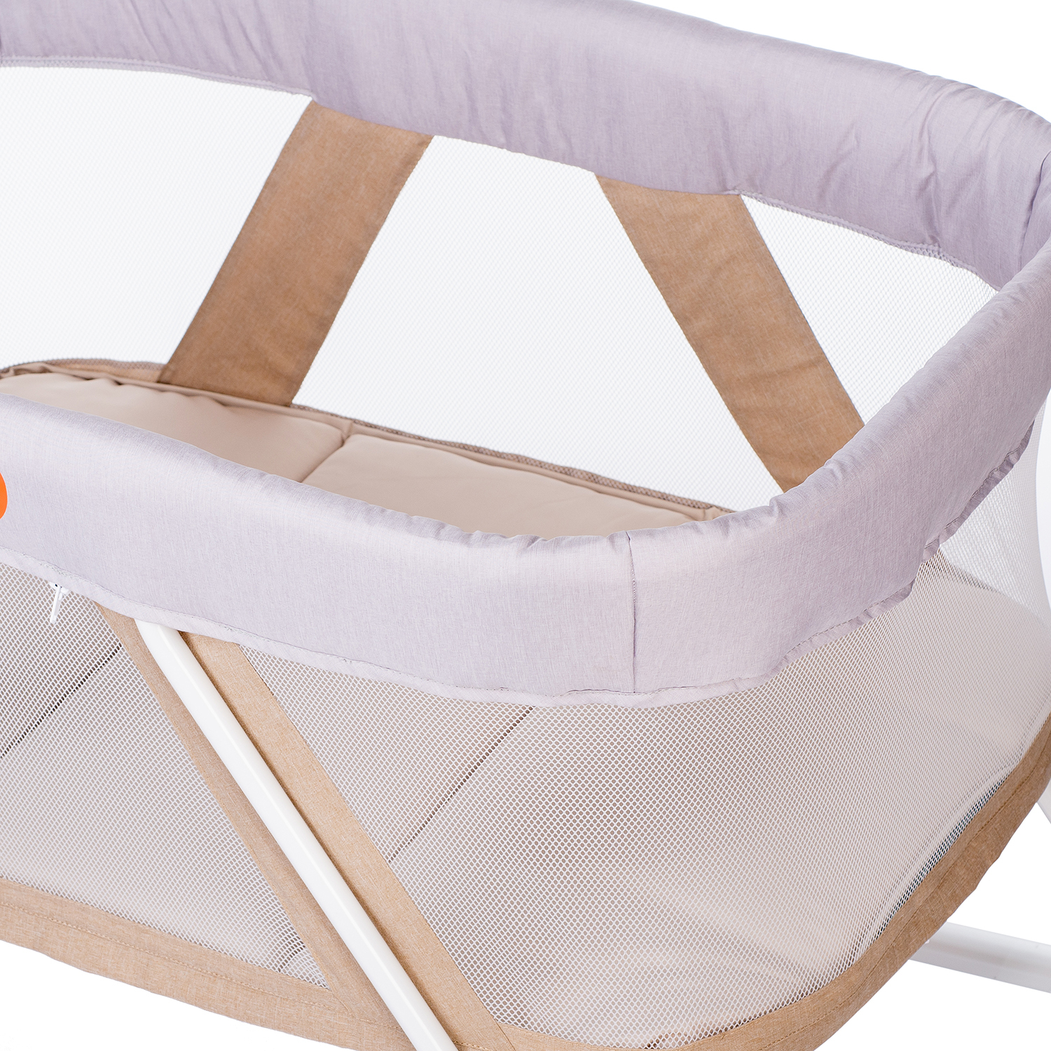 Колыбель-манеж Babyhit Rocking Crib Beige - фото 5