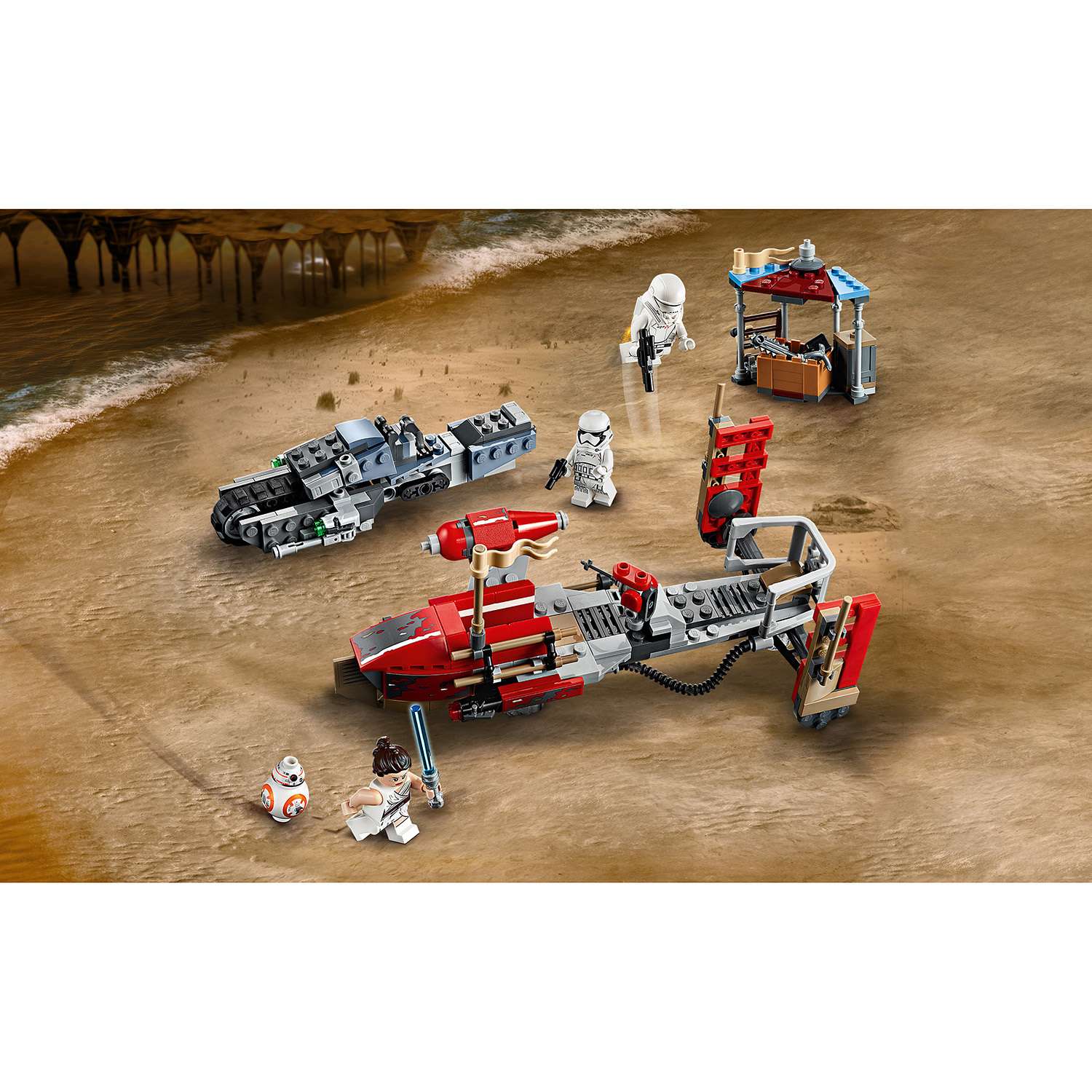 Конструктор LEGO Star Wars Погоня на спидерах 75250 - фото 8