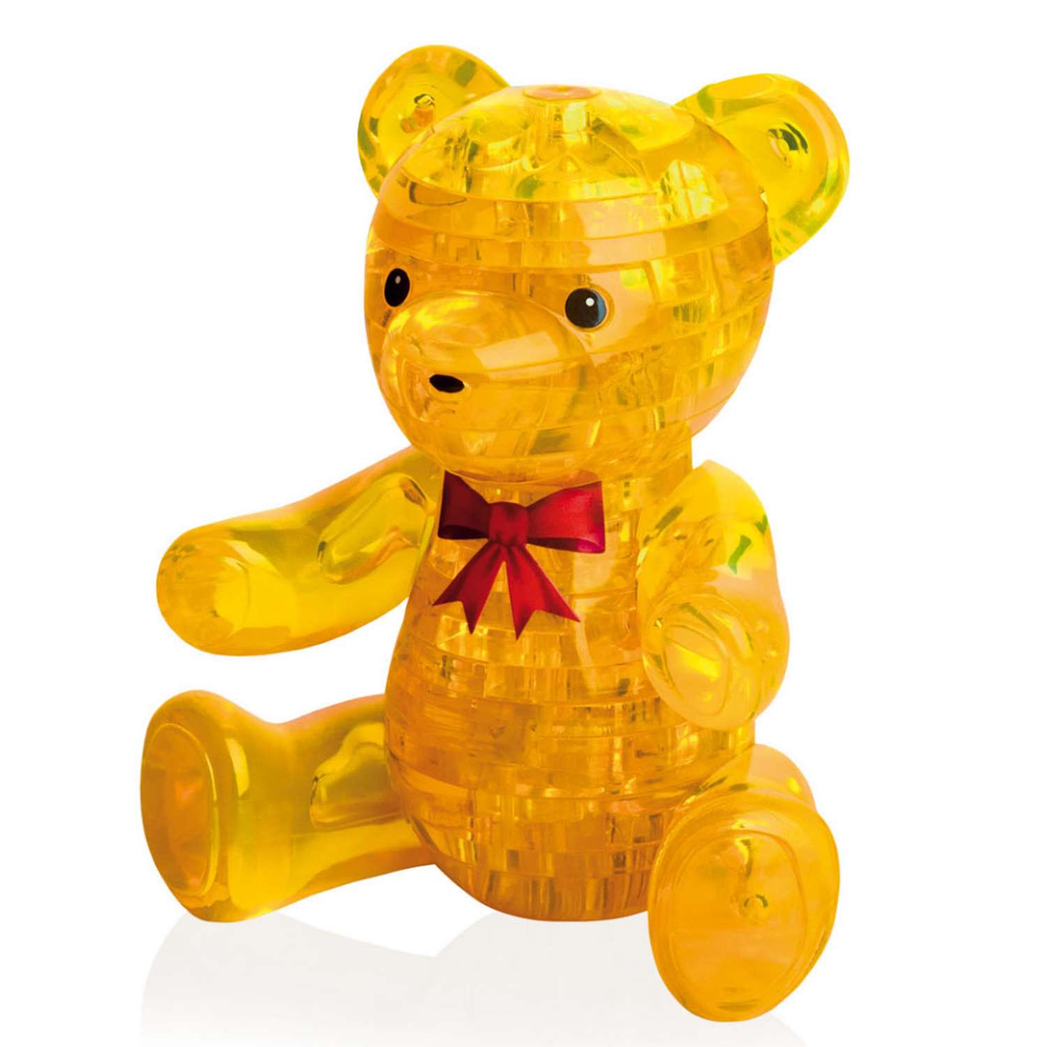 3D Пазл Hobby Day Магический кристалл Медвежонок желтый - фото 2