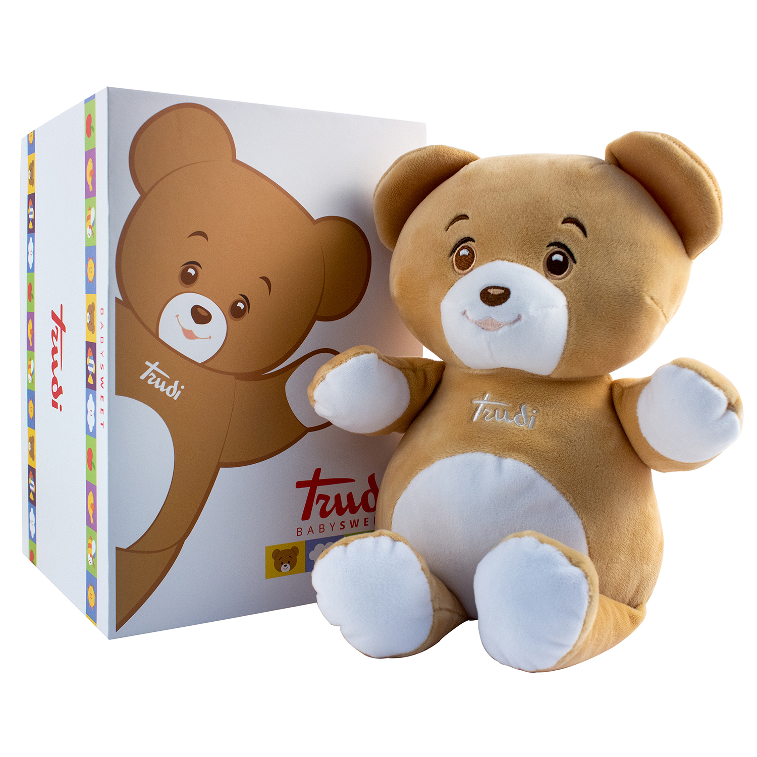 Мягкая игрушка TRUDI Медвежонок в подарочной коробке - фото 2