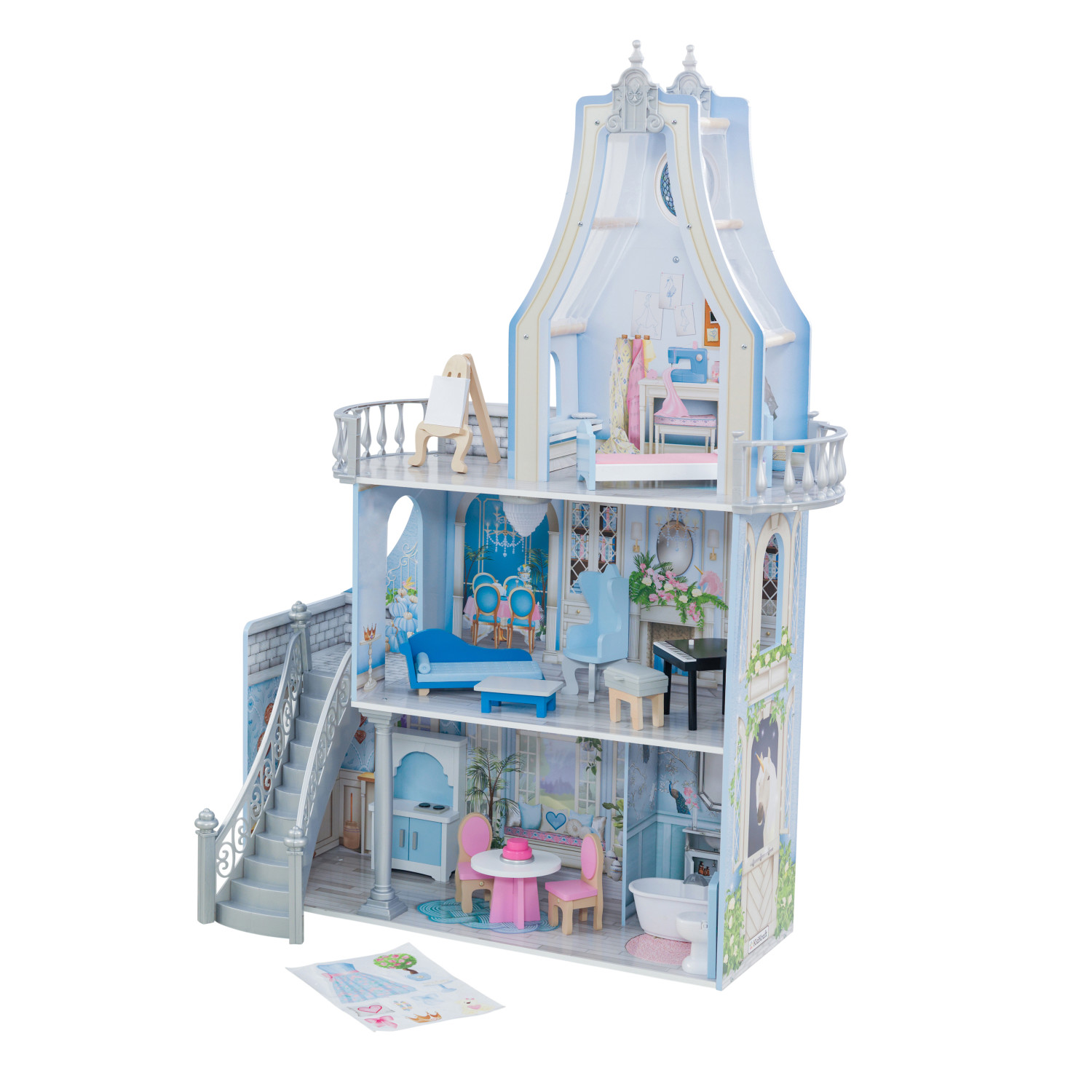 Кукольный домик  KidKraft Волшебные мечты с мебелью 16 предметов свет звук 65981_KE 65981_KE - фото 14