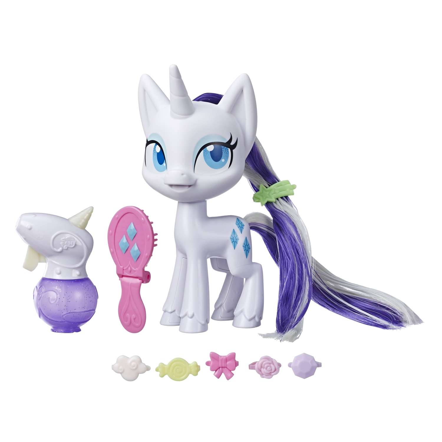 Набор игровой My Little Pony Рарити с волшебной гривой E91045L0 - фото 1