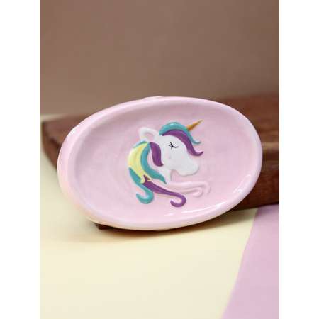 Мыльница керамическая iLikeGift Unicorn