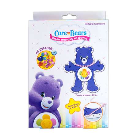 Шьем игрушку из фетра Care Bears Мишка ГАРМОНИЯ TM Care Be