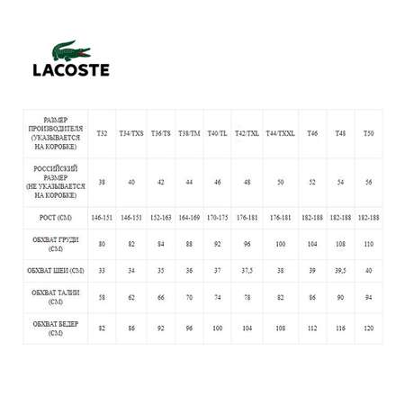 Поло Lacoste