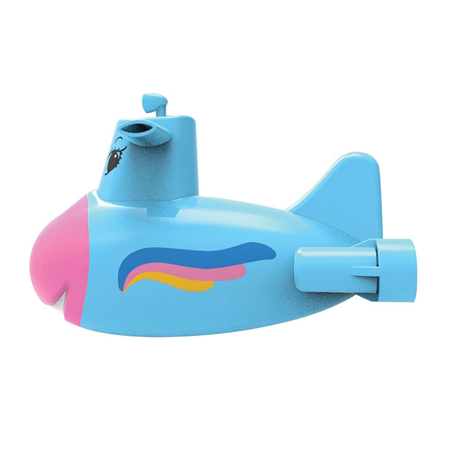 Игрушка радиоуправляемая ABtoys Подводная лодка SUBlife Кели Радуга розово-голубая - фото 1