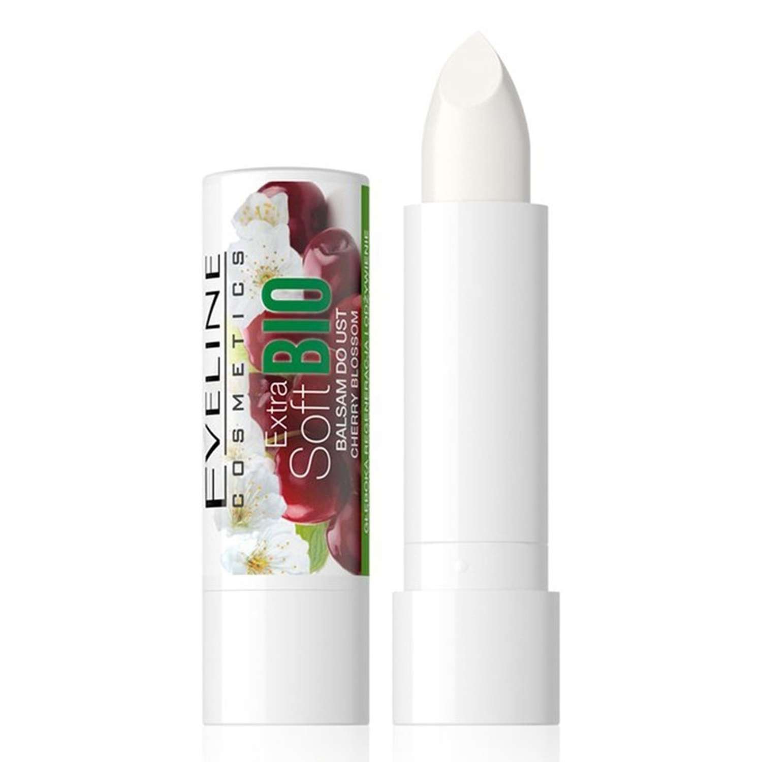 Бальзам для губ EVELINE EXTRA SOFT bio Cherry Blossom - фото 1