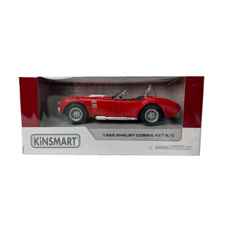 Модель KINSMART Шелби Кобра 427 s c 1965 1:32 красная
