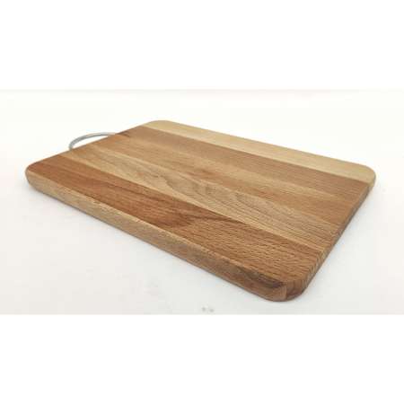 Разделочная доска Хозяюшка деревянная из бука 30х21х1.7 см