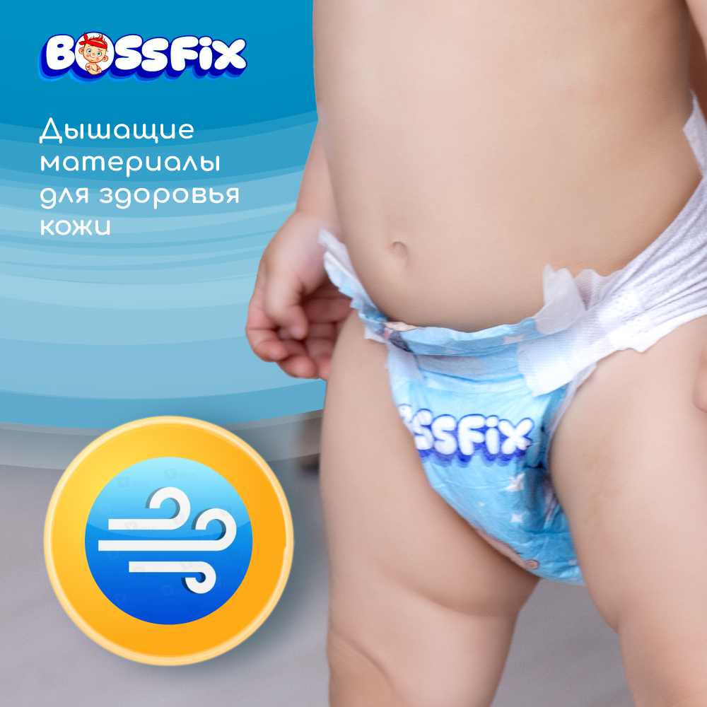 Подгузники Bossfix MAXI 7-18 кг 60шт - фото 4