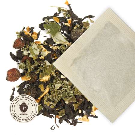 Травяной чай Biopractika Бодрящий иван-чай и калина 25 пакетиков