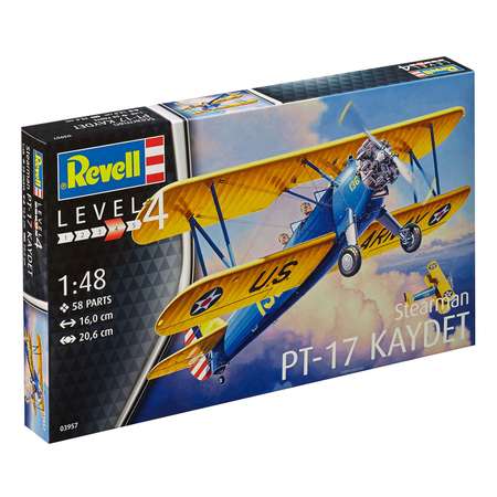 Сборная модель Revell Биплан Stearman P-17 Kaydet