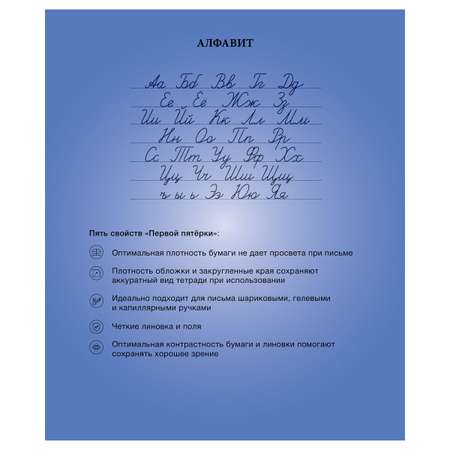 Тетрадь BG 12 л узкая линия Первая пятерка