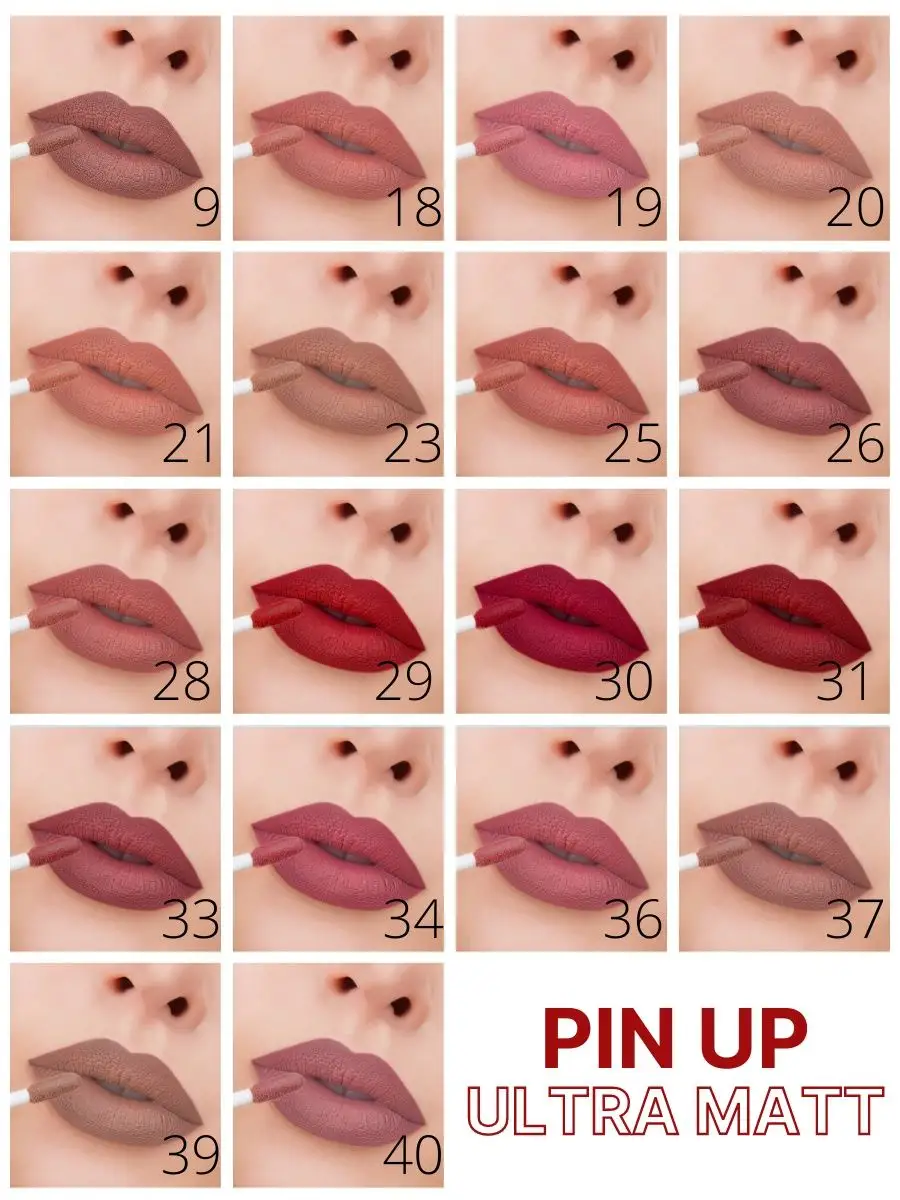 Блеск для губ матовый Luxvisage PIN UP Ultra Matt тон 20 Pink Sand - фото 8