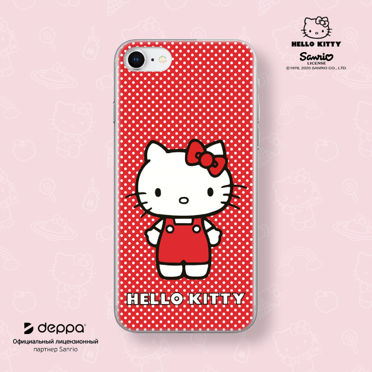 Чехол deppa Для iPhone 7 и 8 logo Hello Kitty 2 - фото 4