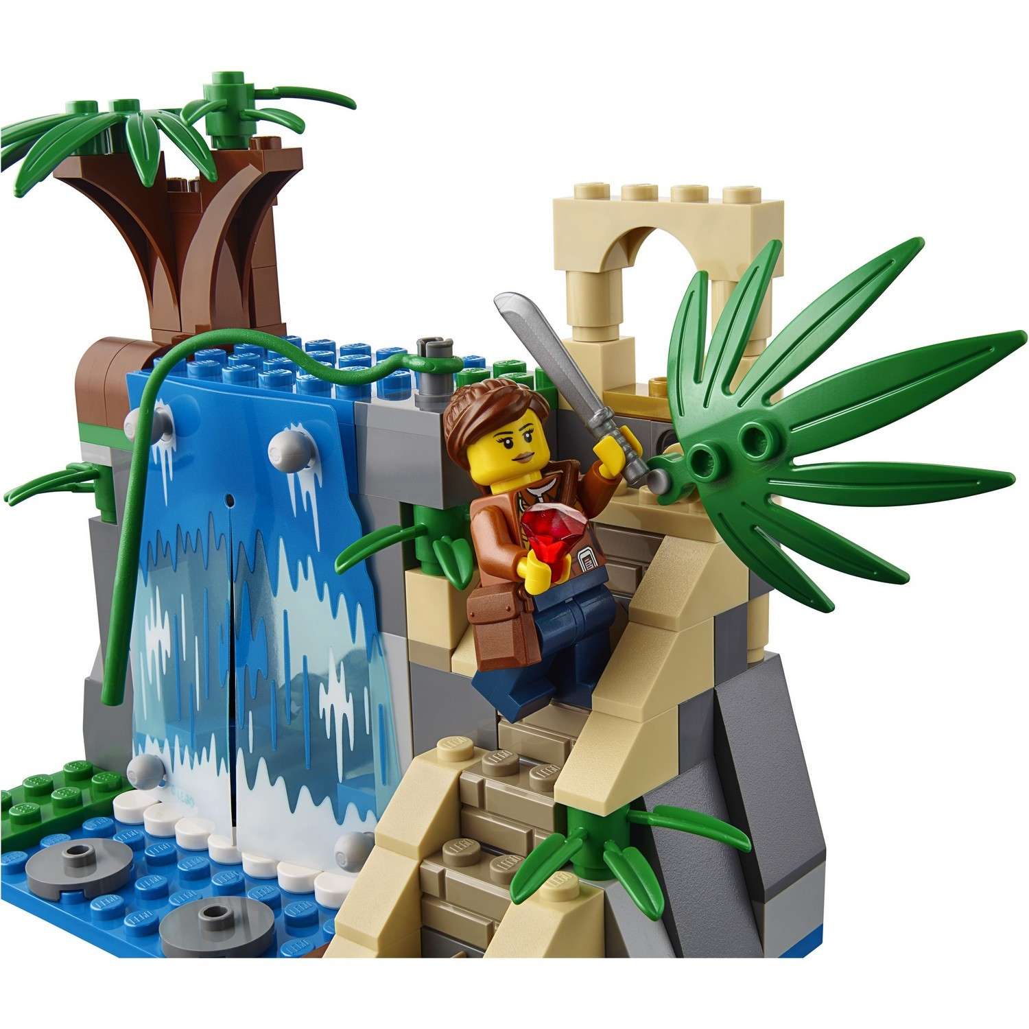 Конструктор LEGO City Jungle Explorers Передвижная лаборатория в джунглях (60160) - фото 11