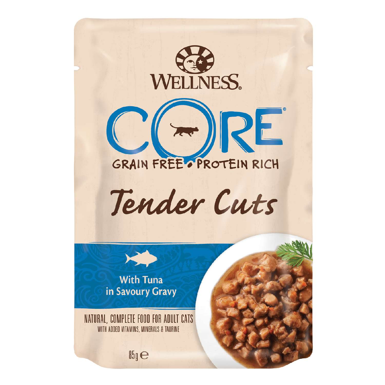 Корм влажный для кошек Wellness CORE Core 85г с тунцом - фото 1